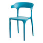 Nordic Style Arm Chair Plastic Stackable Chair for Dining Room Dark Blue 1 Piece Clearhalo 'Dining Chairs' 'Dining Tables & Seating' 'dining_chair' 'furn' 'furn_dining_chair' 'Furniture' 'furniture_dining_chair' 'Kitchen & Dining Furniture' 4863732