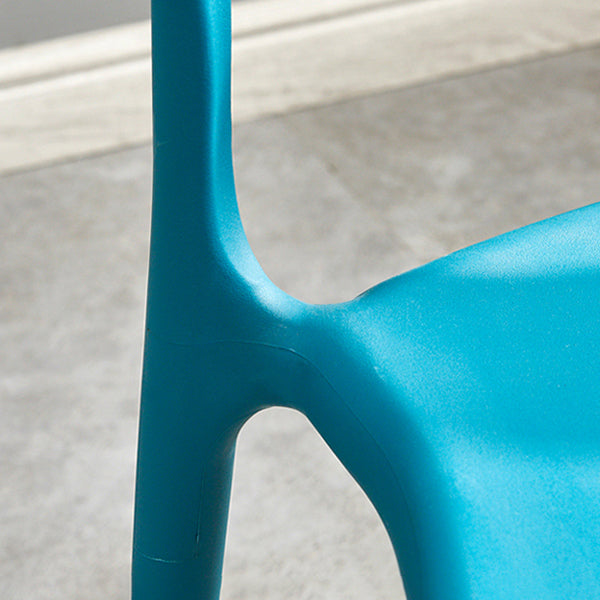 Nordic Style Arm Chair Plastic Stackable Chair for Dining Room Clearhalo 'Dining Chairs' 'Dining Tables & Seating' 'dining_chair' 'furn' 'furn_dining_chair' 'Furniture' 'furniture_dining_chair' 'Kitchen & Dining Furniture' 4863736