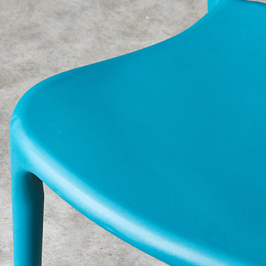 Nordic Style Arm Chair Plastic Stackable Chair for Dining Room Clearhalo 'Dining Chairs' 'Dining Tables & Seating' 'dining_chair' 'furn' 'furn_dining_chair' 'Furniture' 'furniture_dining_chair' 'Kitchen & Dining Furniture' 4863739