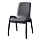 Modern Style Arm Chair Black Wood Legs Side Chair with Upholstered for Dining Room Dark Gray 1 Piece Clearhalo 'Dining Chairs' 'Dining Tables & Seating' 'dining_chair' 'furn' 'furn_dining_chair' 'Furniture' 'furniture_dining_chair' 'Kitchen & Dining Furniture' 4863782