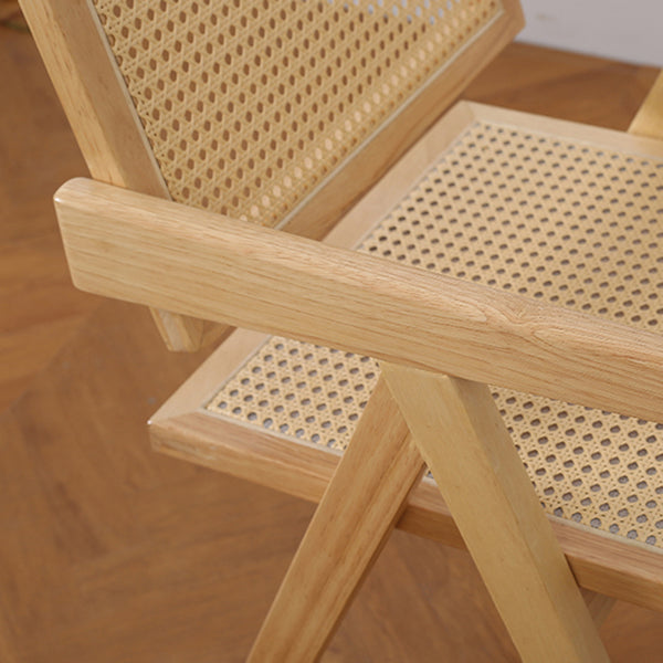 Nordic Style Arm Chair Wood Open Back Dining Side Chair for Dining Room Clearhalo 'Dining Chairs' 'Dining Tables & Seating' 'dining_chair' 'furn' 'furn_dining_chair' 'Furniture' 'furniture_dining_chair' 'Kitchen & Dining Furniture' 4863809