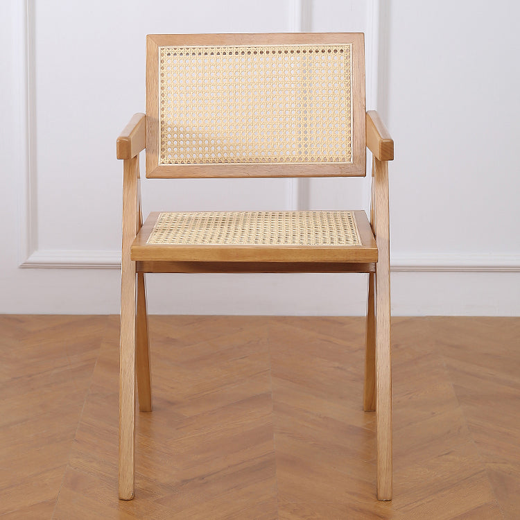 Nordic Style Arm Chair Wood Open Back Dining Side Chair for Dining Room Clearhalo 'Dining Chairs' 'Dining Tables & Seating' 'dining_chair' 'furn' 'furn_dining_chair' 'Furniture' 'furniture_dining_chair' 'Kitchen & Dining Furniture' 4863816