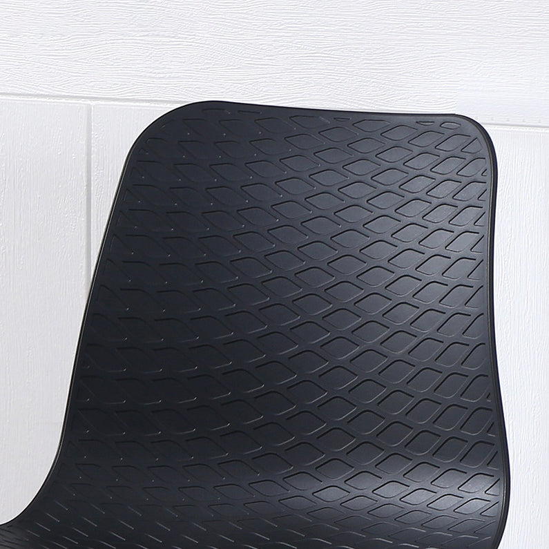 Contemporary Plastic Patio Dining Side Chair Solid Back Dining Side Chair Clearhalo 'Dining Chairs' 'Dining Tables & Seating' 'dining_chair' 'furn' 'furn_dining_chair' 'Furniture' 'furniture_dining_chair' 'Kitchen & Dining Furniture' 4863861