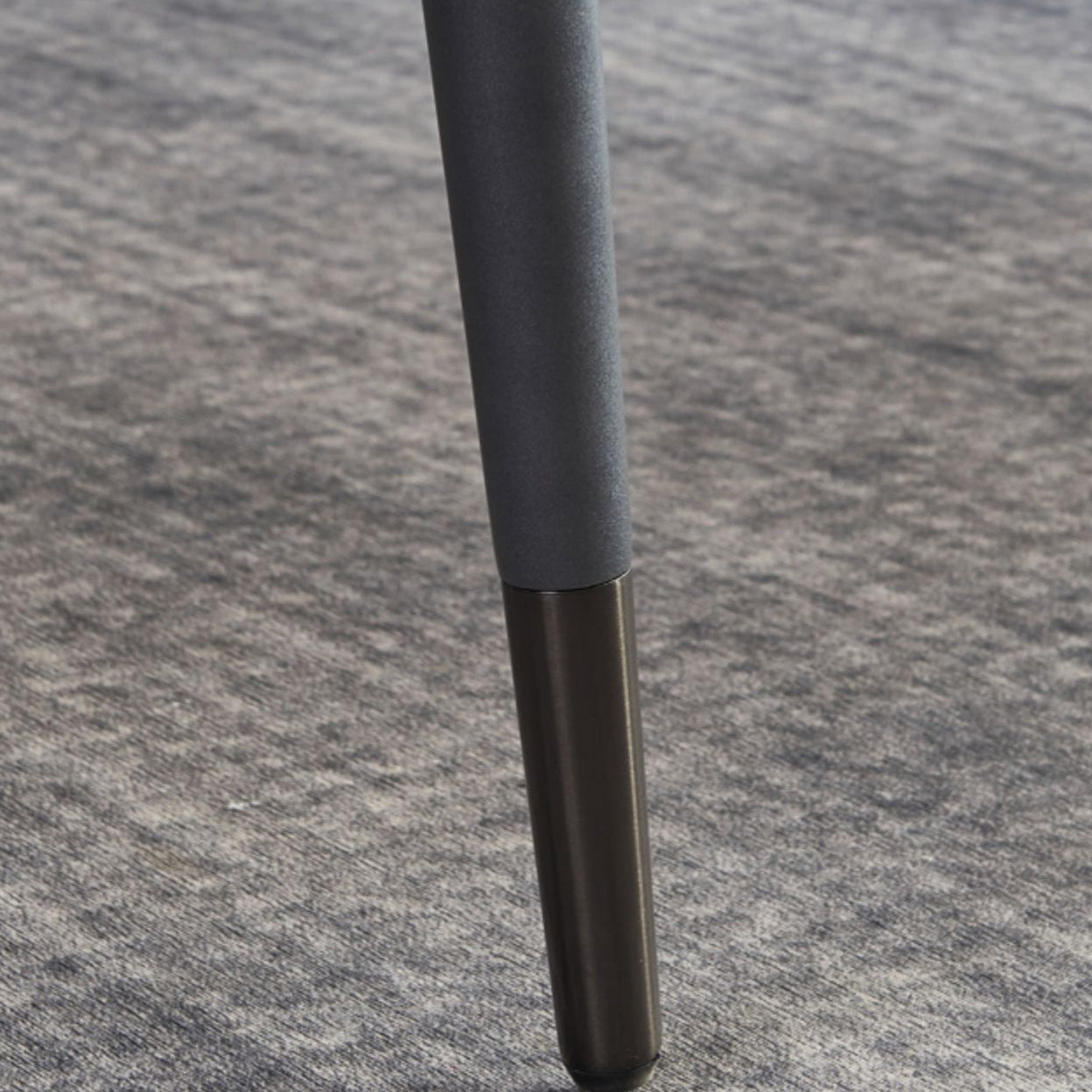 Nordic Style Armless Chair Wood PU Leather Wingback Parsons Chair for Kitchen Clearhalo 'Dining Chairs' 'Dining Tables & Seating' 'dining_chair' 'furn' 'furn_dining_chair' 'Furniture' 'furniture_dining_chair' 'Kitchen & Dining Furniture' 4863936