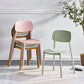 Scandinavian Plastic Patio Dining Side Chair Open Back Stacking Side Chair Clearhalo 'Dining Chairs' 'Dining Tables & Seating' 'dining_chair' 'furn' 'furn_dining_chair' 'Furniture' 'furniture_dining_chair' 'Kitchen & Dining Furniture' 4863983