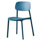 Scandinavian Plastic Patio Dining Side Chair Open Back Stacking Side Chair Blue 1 Piece Clearhalo 'Dining Chairs' 'Dining Tables & Seating' 'dining_chair' 'furn' 'furn_dining_chair' 'Furniture' 'furniture_dining_chair' 'Kitchen & Dining Furniture' 4864008