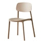 Scandinavian Plastic Patio Dining Side Chair Open Back Stacking Side Chair Camel 1 Piece Clearhalo 'Dining Chairs' 'Dining Tables & Seating' 'dining_chair' 'furn' 'furn_dining_chair' 'Furniture' 'furniture_dining_chair' 'Kitchen & Dining Furniture' 4864014