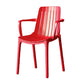 Contemporary Style Stackable Chairs Dining Plastic Arm Chair for Kitchen Clearhalo 'Dining Chairs' 'Dining Tables & Seating' 'dining_chair' 'furn' 'furn_dining_chair' 'Furniture' 'furniture_dining_chair' 'Kitchen & Dining Furniture' 4864064