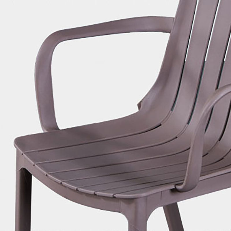 Contemporary Style Stackable Chairs Dining Plastic Arm Chair for Kitchen Clearhalo 'Dining Chairs' 'Dining Tables & Seating' 'dining_chair' 'furn' 'furn_dining_chair' 'Furniture' 'furniture_dining_chair' 'Kitchen & Dining Furniture' 4864066