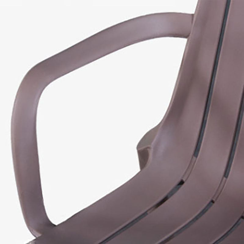 Contemporary Style Stackable Chairs Dining Plastic Arm Chair for Kitchen Clearhalo 'Dining Chairs' 'Dining Tables & Seating' 'dining_chair' 'furn' 'furn_dining_chair' 'Furniture' 'furniture_dining_chair' 'Kitchen & Dining Furniture' 4864068