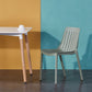 Contemporary Style Stackable Chairs Dining Plastic Arm Chair for Kitchen Clearhalo 'Dining Chairs' 'Dining Tables & Seating' 'dining_chair' 'furn' 'furn_dining_chair' 'Furniture' 'furniture_dining_chair' 'Kitchen & Dining Furniture' 4864070