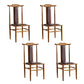 Traditional Style Dining Chair Armless Chairs with Wooden Legs for Kitchen Brown 4 Piece Set Clearhalo 'Dining Chairs' 'Dining Tables & Seating' 'dining_chair' 'furn' 'furn_dining_chair' 'Furniture' 'furniture_dining_chair' 'Kitchen & Dining Furniture' 4864075