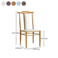 Traditional Style Dining Chair Armless Chairs with Wooden Legs for Kitchen Clearhalo 'Dining Chairs' 'Dining Tables & Seating' 'dining_chair' 'furn' 'furn_dining_chair' 'Furniture' 'furniture_dining_chair' 'Kitchen & Dining Furniture' 4864092