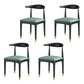 Industrial Style Open Back Side Chair Upholstered Side Chairs for Home Green 4 Piece Set Clearhalo 'Dining Chairs' 'Dining Tables & Seating' 'dining_chair' 'furn' 'furn_dining_chair' 'Furniture' 'furniture_dining_chair' 'Kitchen & Dining Furniture' 4864094
