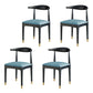 Industrial Style Open Back Side Chair Upholstered Side Chairs for Home Light Blue 4 Piece Set Clearhalo 'Dining Chairs' 'Dining Tables & Seating' 'dining_chair' 'furn' 'furn_dining_chair' 'Furniture' 'furniture_dining_chair' 'Kitchen & Dining Furniture' 4864095