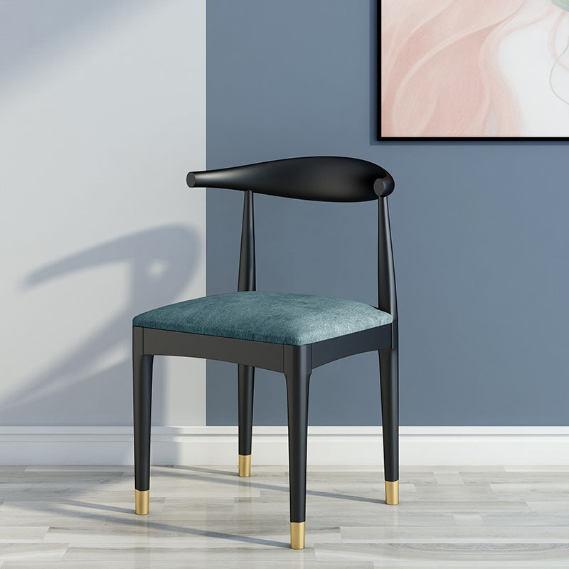 Industrial Style Open Back Side Chair Upholstered Side Chairs for Home Clearhalo 'Dining Chairs' 'Dining Tables & Seating' 'dining_chair' 'furn' 'furn_dining_chair' 'Furniture' 'furniture_dining_chair' 'Kitchen & Dining Furniture' 4864099