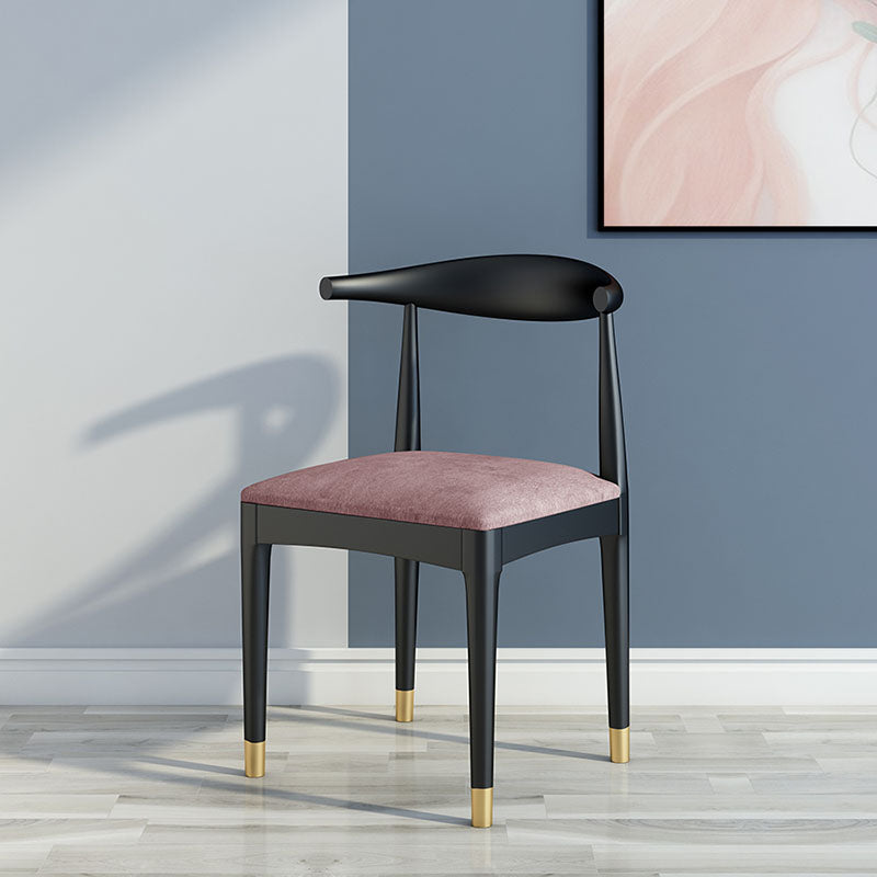 Industrial Style Open Back Side Chair Upholstered Side Chairs for Home Clearhalo 'Dining Chairs' 'Dining Tables & Seating' 'dining_chair' 'furn' 'furn_dining_chair' 'Furniture' 'furniture_dining_chair' 'Kitchen & Dining Furniture' 4864108