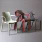 Contemporary Style Stackable Chairs Dining Arm Chairs with Plastic Legs Clearhalo 'Dining Chairs' 'Dining Tables & Seating' 'dining_chair' 'furn' 'furn_dining_chair' 'Furniture' 'furniture_dining_chair' 'Kitchen & Dining Furniture' 4864153