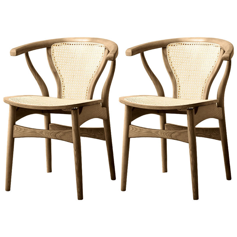 Traditional Style Chairs Dining Wooden Armless Chairs for Kitchen Walnut 2 Piece Set Clearhalo 'Dining Chairs' 'Dining Tables & Seating' 'dining_chair' 'furn' 'furn_dining_chair' 'Furniture' 'furniture_dining_chair' 'Kitchen & Dining Furniture' 4864197