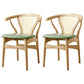 Traditional Style Chairs Dining Wooden Armless Chairs for Kitchen Natural 2 Piece Set Clearhalo 'Dining Chairs' 'Dining Tables & Seating' 'dining_chair' 'furn' 'furn_dining_chair' 'Furniture' 'furniture_dining_chair' 'Kitchen & Dining Furniture' 4864198
