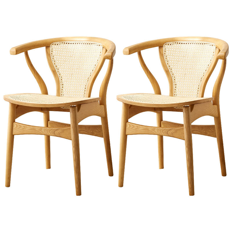 Traditional Style Chairs Dining Wooden Armless Chairs for Kitchen Wood 2 Piece Set Clearhalo 'Dining Chairs' 'Dining Tables & Seating' 'dining_chair' 'furn' 'furn_dining_chair' 'Furniture' 'furniture_dining_chair' 'Kitchen & Dining Furniture' 4864200