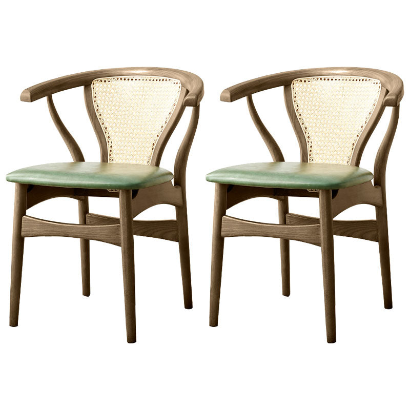 Traditional Style Chairs Dining Wooden Armless Chairs for Kitchen Coffee 2 Piece Set Clearhalo 'Dining Chairs' 'Dining Tables & Seating' 'dining_chair' 'furn' 'furn_dining_chair' 'Furniture' 'furniture_dining_chair' 'Kitchen & Dining Furniture' 4864206