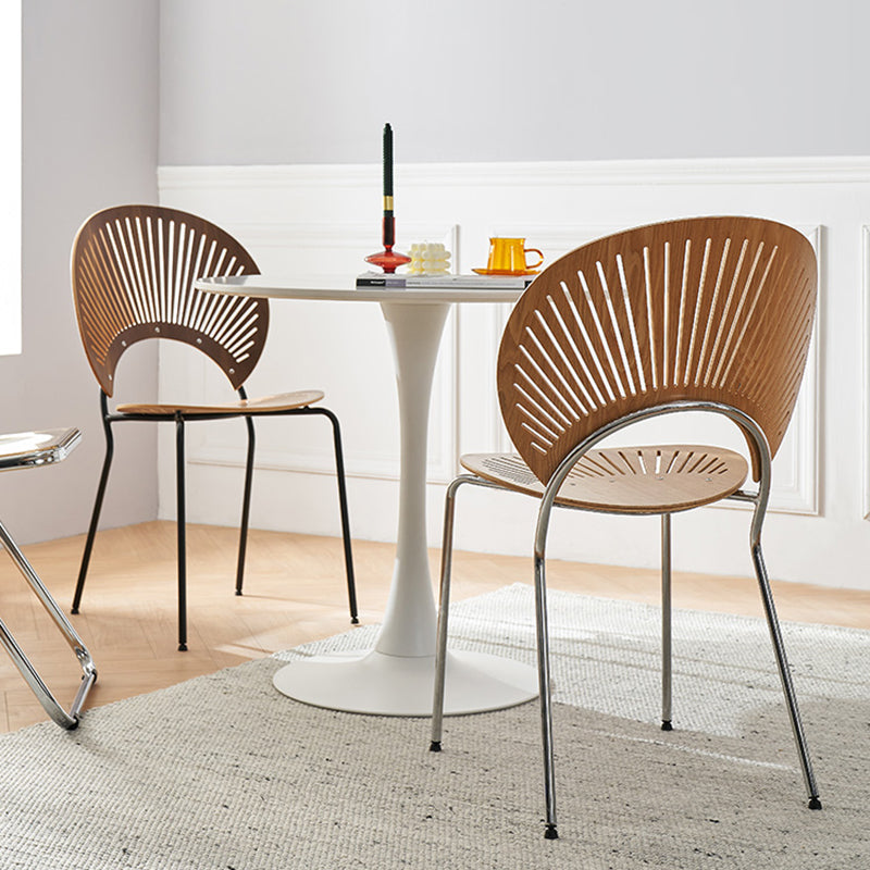 Industrial Style Wood Dining Side Chair Open Back Dining Side Chair Clearhalo 'Dining Chairs' 'Dining Tables & Seating' 'dining_chair' 'furn' 'furn_dining_chair' 'Furniture' 'furniture_dining_chair' 'Kitchen & Dining Furniture' 4864215