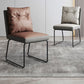 Minimalist Style Leather Dining Chairs Armless Solid Back Chair for Home Clearhalo 'Dining Chairs' 'Dining Tables & Seating' 'dining_chair' 'furn' 'furn_dining_chair' 'Furniture' 'furniture_dining_chair' 'Kitchen & Dining Furniture' 4864288