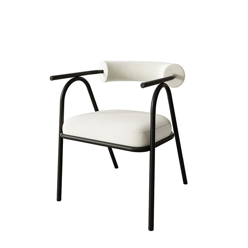 Modern 1/5 Pieces Dining Set Round Stone Dining Table for Dining Room 1 Beige Chair Clearhalo 'Dining Room Sets' 'Dining Tables & Seating' 'dining_room_set' 'furn' 'furn_dining_room_set' 'Furniture' 'furniture_dining_room_set' 'Kitchen & Dining Furniture' 4864312