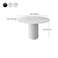 Modern 1/5 Pieces Dining Set Round Stone Dining Table for Dining Room Clearhalo 'Dining Room Sets' 'Dining Tables & Seating' 'dining_room_set' 'furn' 'furn_dining_room_set' 'Furniture' 'furniture_dining_room_set' 'Kitchen & Dining Furniture' 4864330