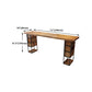 Rectangle Bar Table Contemporary Wood Bar Table with Sled Base Clearhalo 'Bar Furniture' 'Bar Tables' 'bar_tables' 'furn' 'furn_bar_tables' 'Furniture' 'furniture_bar_tables' 'Kitchen & Dining Furniture' 4874854