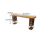 Rectangle Bar Table Contemporary Wood Bar Table with Sled Base Clearhalo 'Bar Furniture' 'Bar Tables' 'bar_tables' 'furn' 'furn_bar_tables' 'Furniture' 'furniture_bar_tables' 'Kitchen & Dining Furniture' 4874857