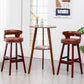 Simple Style Round Bar Table Wood Top Pub Table for Coffee Shop Clearhalo 'Bar Furniture' 'Bar Tables' 'bar_tables' 'furn' 'furn_bar_tables' 'Furniture' 'furniture_bar_tables' 'Kitchen & Dining Furniture' 4874914