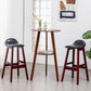 Simple Style Round Bar Table Wood Top Pub Table for Coffee Shop Clearhalo 'Bar Furniture' 'Bar Tables' 'bar_tables' 'furn' 'furn_bar_tables' 'Furniture' 'furniture_bar_tables' 'Kitchen & Dining Furniture' 4874917