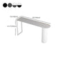 Modern Stone Top Cocktail Bar Table 42-inch Height Metal Base Bar Height Table Clearhalo 'Bar Furniture' 'Bar Tables' 'bar_tables' 'furn' 'furn_bar_tables' 'Furniture' 'furniture_bar_tables' 'Kitchen & Dining Furniture' 4874936