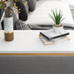 Nordic Bar Table Stone Top Iron Base Pub Table with Shelf , Only Table Clearhalo 'Bar Furniture' 'Bar Tables' 'bar_tables' 'Furniture' 'furniture_bar_tables' 'Kitchen & Dining Furniture' 4874961