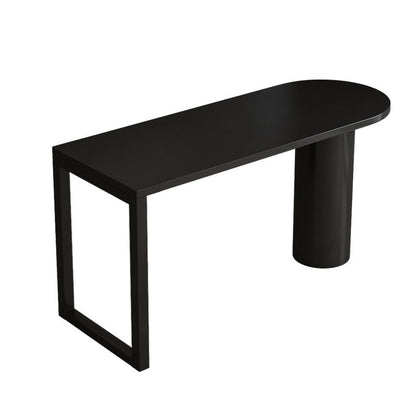 Simple 42-inch Height Bar Table Wood Top Bar Table, for Living Room Black Without Chairs Clearhalo 'Bar Furniture' 'Bar Tables' 'bar_tables' 'furn' 'furn_bar_tables' 'Furniture' 'furniture_bar_tables' 'Kitchen & Dining Furniture' 4874978