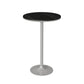 Modern Stone Round Top Bar Table Metal Base Pub Table for Restaurant Clearhalo 'Bar Furniture' 'Bar Tables' 'bar_tables' 'furn' 'furn_bar_tables' 'Furniture' 'furniture_bar_tables' 'Kitchen & Dining Furniture' 4875015