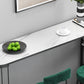 Living Room Stone Top Counter Table Iron Base 42-inch Height Glam Style Bar Table Clearhalo 'Bar Furniture' 'Bar Tables' 'bar_tables' 'furn' 'furn_bar_tables' 'Furniture' 'furniture_bar_tables' 'Kitchen & Dining Furniture' 4875030