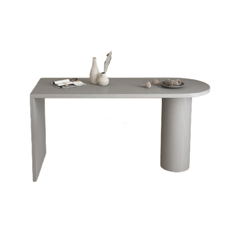 42-inch Height Bar Table Contemporary Wood Top Bar Table, for Living Room Grey Without Chairs Clearhalo 'Bar Furniture' 'Bar Tables' 'bar_tables' 'furn' 'furn_bar_tables' 'Furniture' 'furniture_bar_tables' 'Kitchen & Dining Furniture' 4875043