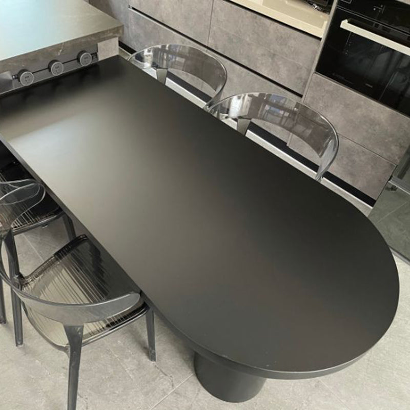 42-inch Height Bar Table Contemporary Wood Top Bar Table, for Living Room Clearhalo 'Bar Furniture' 'Bar Tables' 'bar_tables' 'furn' 'furn_bar_tables' 'Furniture' 'furniture_bar_tables' 'Kitchen & Dining Furniture' 4875044