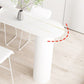 Kitchen Stone Top Counter Table Metal Base 42-inch Height Modern Bar Table Clearhalo 'Bar Furniture' 'Bar Tables' 'bar_tables' 'furn' 'furn_bar_tables' 'Furniture' 'furniture_bar_tables' 'Kitchen & Dining Furniture' 4875100