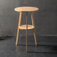 Simple Style Round Bar Table Wood Top Pub Table for Living Room Clearhalo 'Bar Furniture' 'Bar Tables' 'bar_tables' 'Furniture' 'furniture_bar_tables' 'Kitchen & Dining Furniture' 4875118