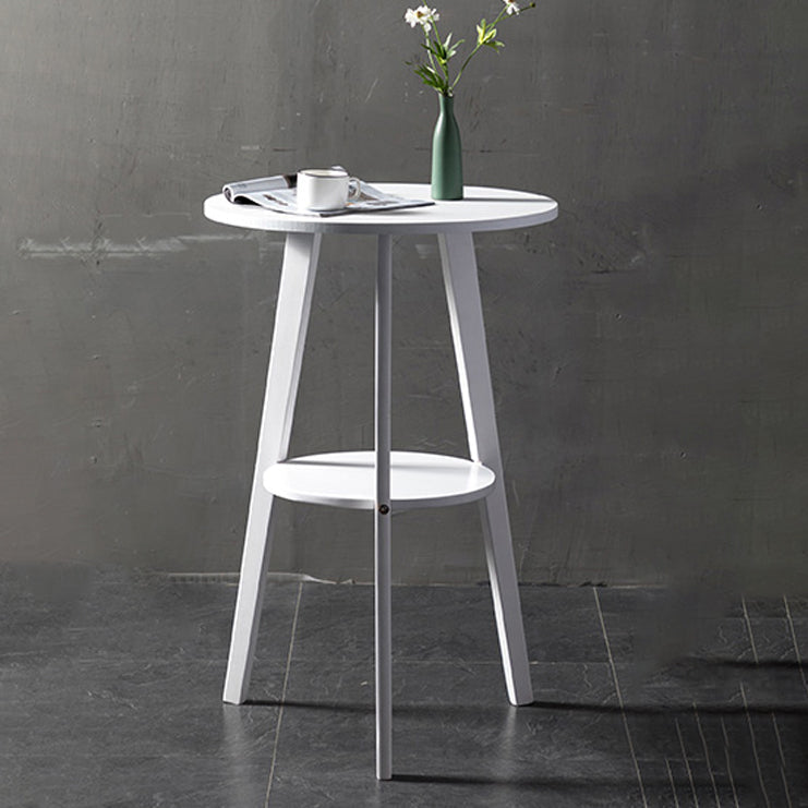 Simple Style Round Bar Table Wood Top Pub Table for Living Room Clearhalo 'Bar Furniture' 'Bar Tables' 'bar_tables' 'Furniture' 'furniture_bar_tables' 'Kitchen & Dining Furniture' 4875120