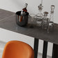Modern Style Bar Table 42-inch Height Stone Top and Iron Base Bistro Table Clearhalo 'Bar Furniture' 'Bar Tables' 'bar_tables' 'furn' 'furn_bar_tables' 'Furniture' 'furniture_bar_tables' 'Kitchen & Dining Furniture' 4875133