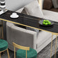Contemporary Bar Table Artificial Stone Top 42-inch Height Pub Table for Dining Room Clearhalo 'Bar Furniture' 'Bar Tables' 'bar_tables' 'furn' 'furn_bar_tables' 'Furniture' 'furniture_bar_tables' 'Kitchen & Dining Furniture' 4875221