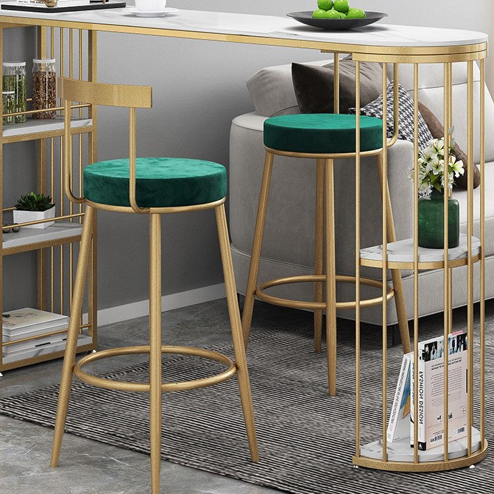 Contemporary Bar Table Artificial Stone Top 42-inch Height Pub Table for Dining Room Clearhalo 'Bar Furniture' 'Bar Tables' 'bar_tables' 'furn' 'furn_bar_tables' 'Furniture' 'furniture_bar_tables' 'Kitchen & Dining Furniture' 4875222