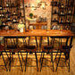 Industrial Style Wood Top Counter Table 42-inch Height Table for Restaurant Clearhalo 'Bar Furniture' 'Bar Tables' 'bar_tables' 'furn' 'furn_bar_tables' 'Furniture' 'furniture_bar_tables' 'Kitchen & Dining Furniture' 4875241