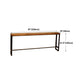 Industrial Style Wood Top Counter Table 42-inch Height Table for Restaurant Clearhalo 'Bar Furniture' 'Bar Tables' 'bar_tables' 'furn' 'furn_bar_tables' 'Furniture' 'furniture_bar_tables' 'Kitchen & Dining Furniture' 4875247