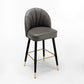 Scandinavian Footrest Living Room Stool Matte Finish Upholstered Barstool Clearhalo 'Bar Furniture' 'Bar Stools' 'bar_stools' 'furn' 'furn_bar_stools' 'Furniture' 'furniture_bar_stools' 'Kitchen & Dining Furniture' 4875369